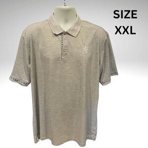Scotland Polo Shirt with Classic Collar and Gingham trim XXL